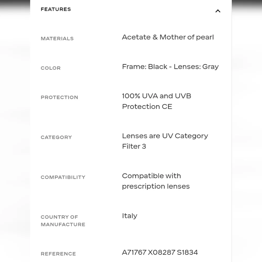 MSRP$800 NEW! AUTHENTICATED CHANEL Butterfly Sunglasses Acetate  Mother of Pearl - Picture 7 of 15